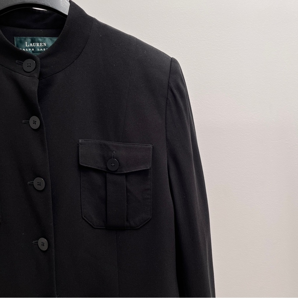 Vintage Lauren Ralph Lauren military utility blazer jacket 12 timeless old money - Picture 5 of 12